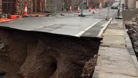 Huge hole in the ground
