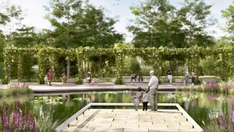 HTA Design Drawing of proposed garden