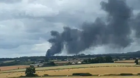 Jane Chilton Fire seen from the north