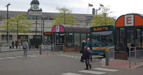 Stephen McKay/ Geograph The old Cardiff Central Bus Stations