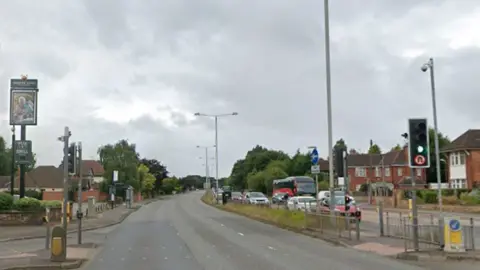 A52 in Beeston near Nurseryeman pub