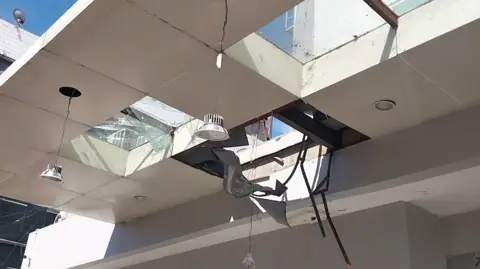 Abd Rahman Muchtar Parts of the Siloam Hospital have been badly damaged