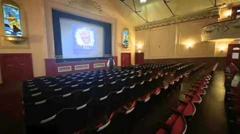 Inside the cinema