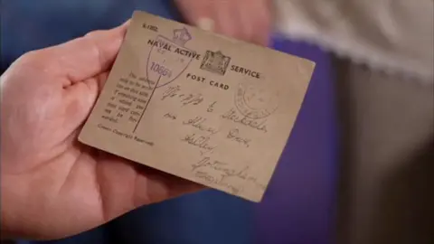 McClure family Wartime post card