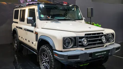 Getty Images Ineos Grenadier off-road utility photographed at the AutoSalon in Brussels.