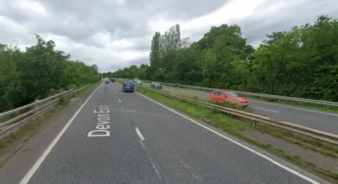 Google A portion of the A38, with some cars on both sides of the carriageway