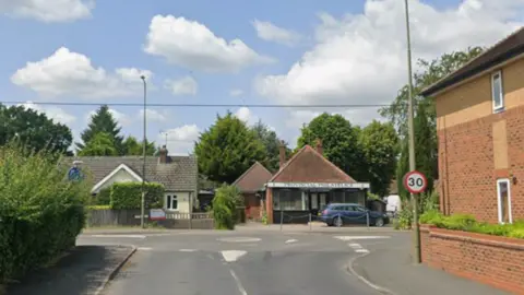 A google maps image of the Queensway, Park Road junction in Didcot