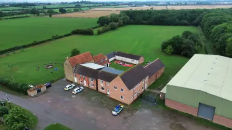 NEMM Drone shot of Stathern Lodge