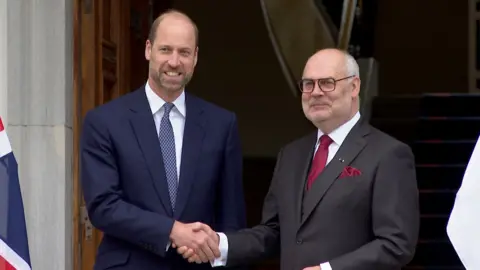 BBC/ Tony Dolce Prince William discussed Ukraine with Estonia's president