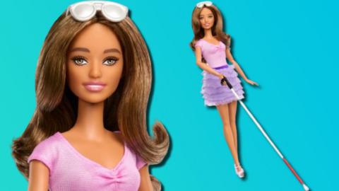 Barbie with sight loss