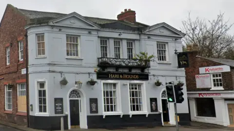 Google The white Hare and Hounds pub in West Derby village