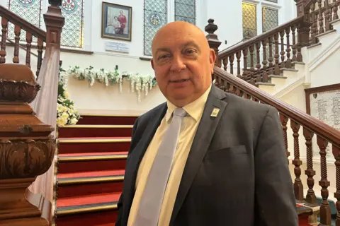 Andrew Turner/BBC Carl Smith, Leader of Great Yarmouth Borough Council