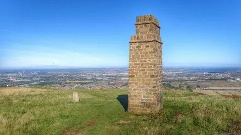 Mick Garratt/Geograph The fire took place on Eston Nab