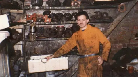 Rab Wilson at Barony Colliery near Auchinleck