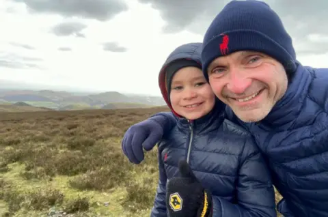 Jon Madden Jon with his son Hughie