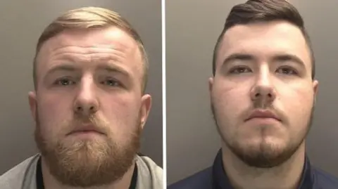 Cumbria police Mugshots of Kenneth Brown and brother Shaun Brown