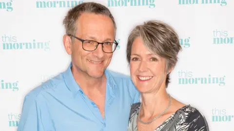 ITV/Shutterstock Michael and Clare Mosley are seen in an archive photo from 2019