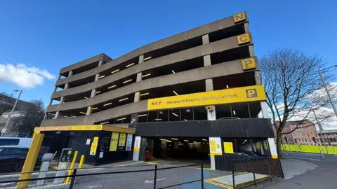 The NCP car park on Maid Marian Way