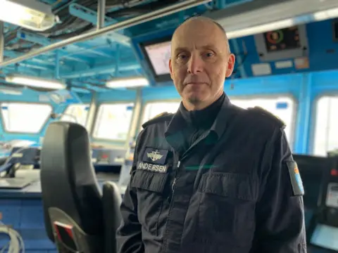 Vice Adm Rune Andersen told the BBC that NATO allies are now providing a more robust deterrent against Russia in the Arctic.