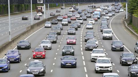 Vehicles on the M25