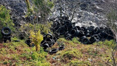 Tyres at Loch Ness