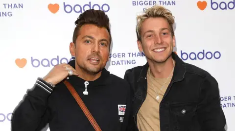 Getty Images Paul Danan (left) pictured with Made in Chelsea star and I'm a Celebrity.. Get Me Out of Here! winner Sam Thompson. The pair were in Celebrity Big Brother together in 2017