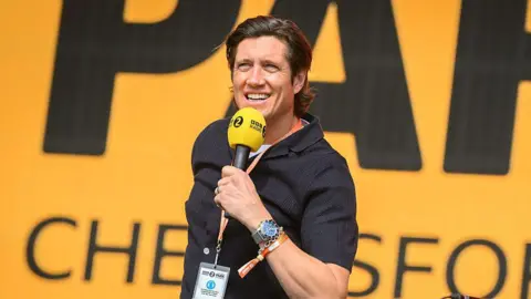 Getty Images Vernon Kay onstage during Radio 2 In The Park at Hylands Park on September 7, 2025 in Chelmsford, England. 