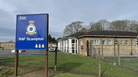 RAF Scampton gates