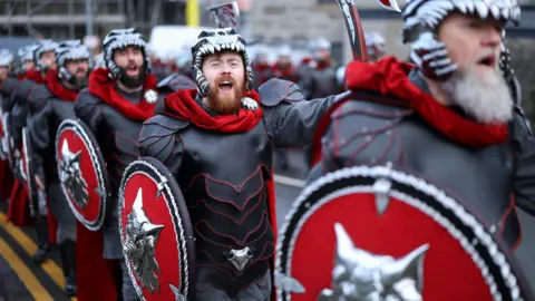 Reuters Jarl Squad Vikings march in formation