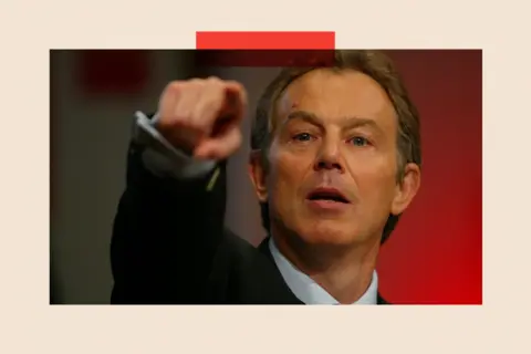 Getty Images Britain's former Prime Minister Tony Blair in 2004