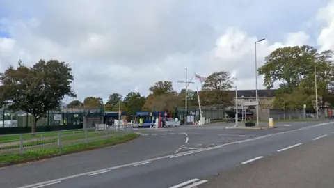 Google The entrance to the Royal Marines' Commando Centre at Lympstone