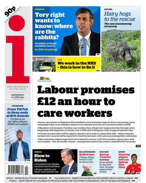  "Labour promises £12 an hour to care workers"