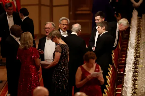 Phil Noble/REUTERS OpenAI CEO Sam Altman arrives to attend the State Banquet during U.S. President Donald Trump's state visit, at Windsor Castle, in Windsor, Britain, September 17, 2025. 