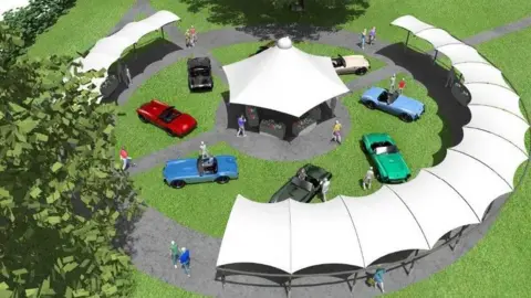 Charnwood Borough Council An artist impression of the planned canopy