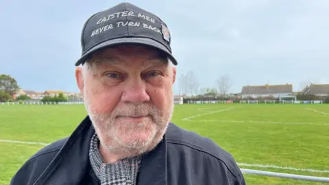 Andrew Turner/BBC Kevin Wood, chairman of Caister Parish Council 