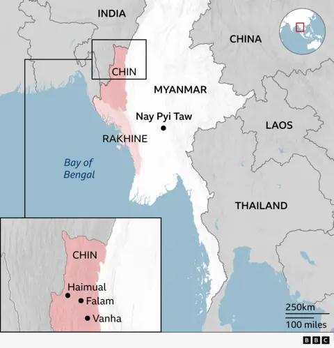 Myanmar map