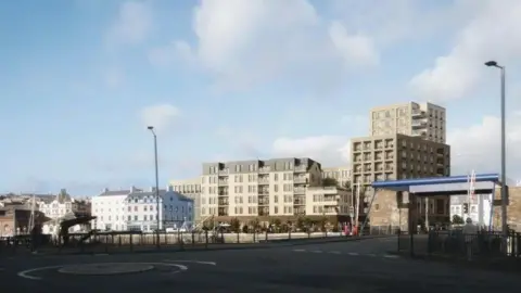 LORD STREET DEVELOPMENT SPV LIMITED An illustration of the Lord Steet site multistorey development on the quayside.