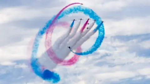 Red Arrows at Portsoy