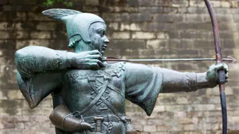 Getty Images Robin Hood Statue