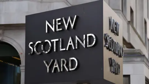 Sign reading 'New Scotland Yard'