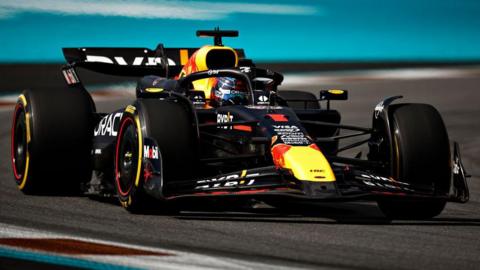 Max Verstappen in Miami GP sprint qualifying