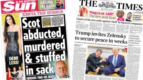 Front pages