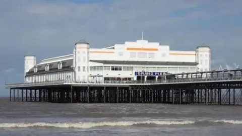The Grand Pier Image of the 1930s Grand Pier in Weston-super-Mare
