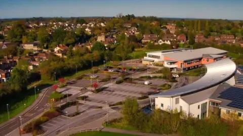 Creative Solutions Group an aerial photo of the Frome hospital site