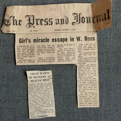 Horder family Newspaper cutting