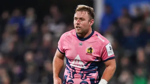 Jack Innard standing on the pitch during a Champions Cup match this season