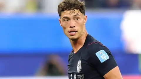 Sebastian Berhalter in action for USA at the 2026 World Cup