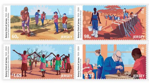 Jersey Post Stamps
