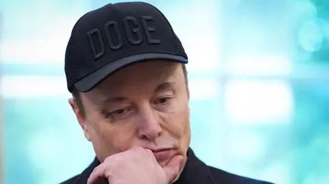 A pensive looking Musk