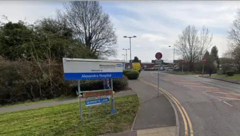 Google Alexandra Hospital sign